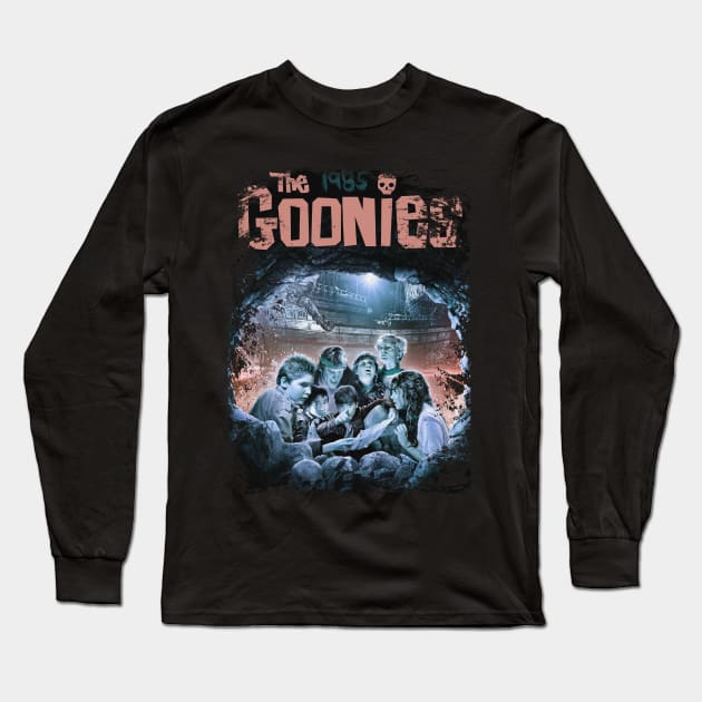 THE GOONIES Long Sleeve T-Shirt by Tee Trends